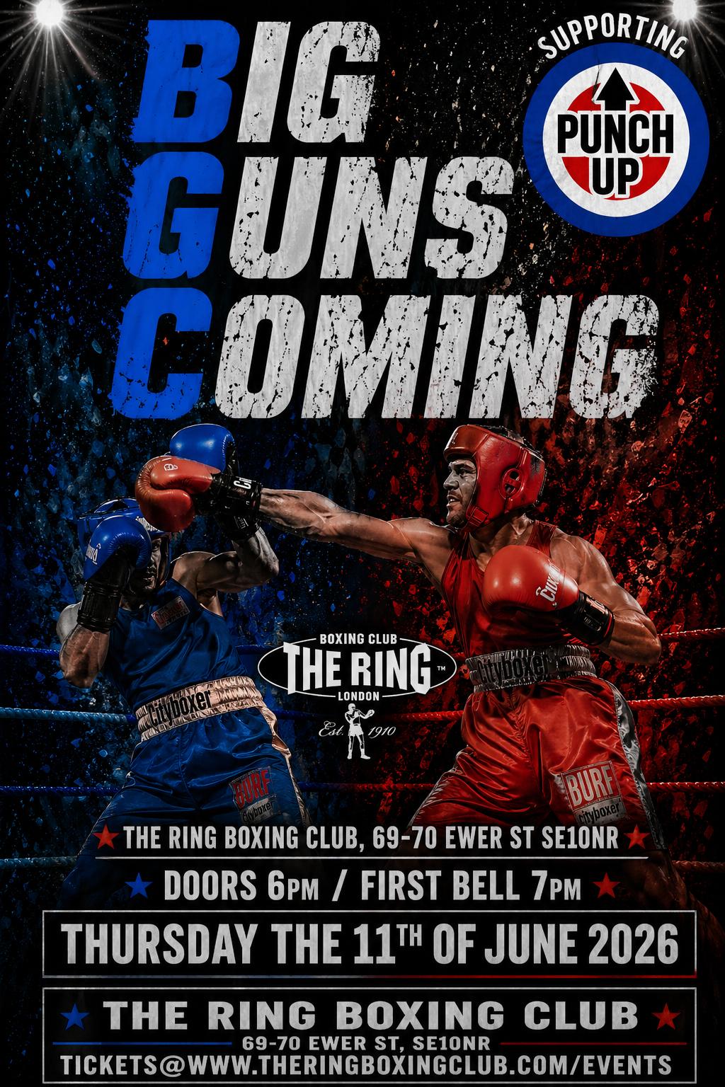 Events at The Ring Boxing Club